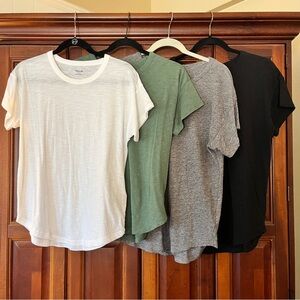 Madewell Whisper Cotton Rib-crew neck t shirt